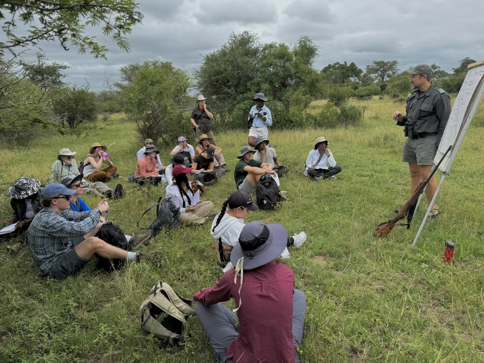 Savanna ecology field lecture in South Africa